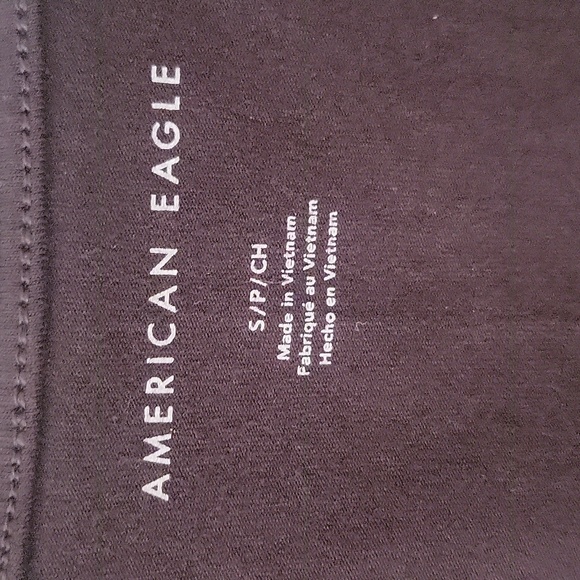 Small American Eagle Wrap Crop Top Tank Top - Picture 3 of 3